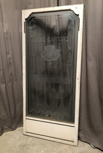 Ensemble de cinq portes de boulangerie, pâtisserie, confiserie, chocolatier, salon de thé.