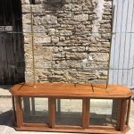 Meuble de présentation, vitrine, métier, magasin.