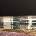 Ancienne vitrine de comptoir de magasin.(réservé RV)