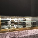 Ancienne vitrine de comptoir de magasin.(réservé RV)