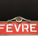 Ancienne enseigne de magasin d'orfèvrerie. Siégel.