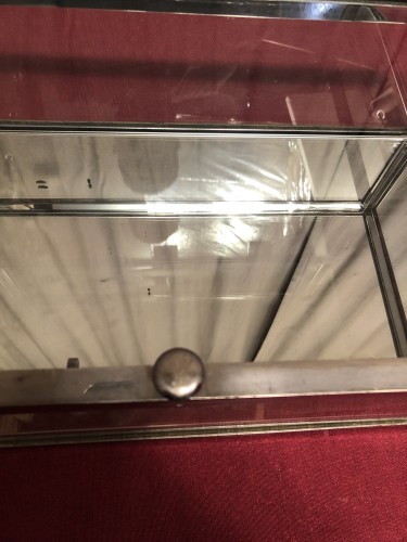 Ancienne petite vitrine de comptoir de magasin, Siégel.