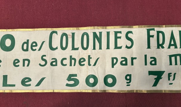 Ancien calicot. Cacao.