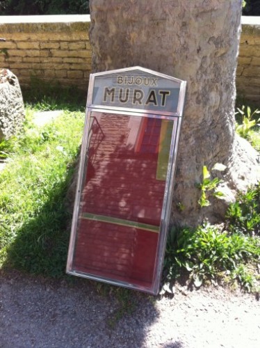 Ancienne vitrine de bijoutier