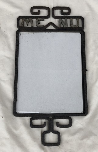 Ancien porte menu de restaurant.(vendu)
