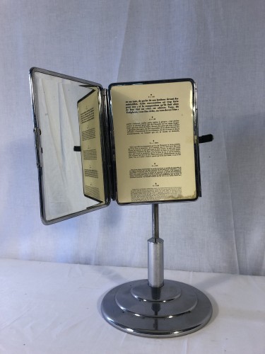 Ancien miroir triptyque d'opticien.(vendu P.A)