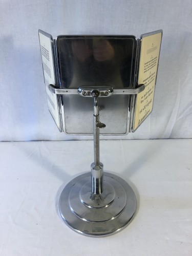 Ancien miroir triptyque d'opticien.(vendu P.A)