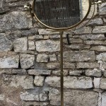 Ancien miroir de magasin.