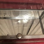 Ancienne petite vitrine de comptoir de magasin, Siégel.