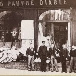 Ancien présentoir de magasin.