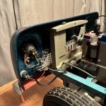 Ancienne voiture didactique.