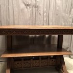 Ancienne table, desserte de restaurant, magasin.