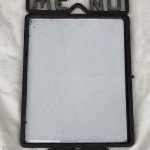 Ancien porte menu de restaurant.(vendu)
