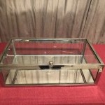 Ancienne petite vitrine de comptoir de magasin, Siégel.