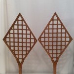Paire de présentoirs anciens.