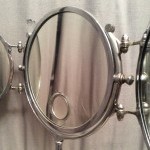 Ancien miroir triptyque.