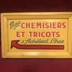 Anciennes publicité de magasin.