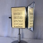 Ancien miroir triptyque d'opticien.(vendu P.A)