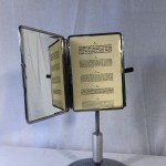 Ancien miroir triptyque d'opticien.(vendu P.A)