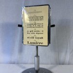 Ancien miroir triptyque d'opticien.(vendu P.A)