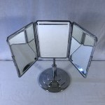 Ancien miroir triptyque d'opticien.(vendu P.A)