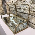 Paire de doubles vitrines anciennes de magasin.(vendu)