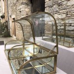 Paire de doubles vitrines anciennes de magasin.(vendu)