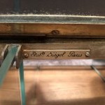 Ancienne vitrine de confiseur, Siégel.