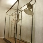 Importante vitrine de magasin ancienne.